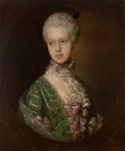 エリザベス・ロッテスリー、後にグラフトン公爵夫人 作： Thomas Gainsborough